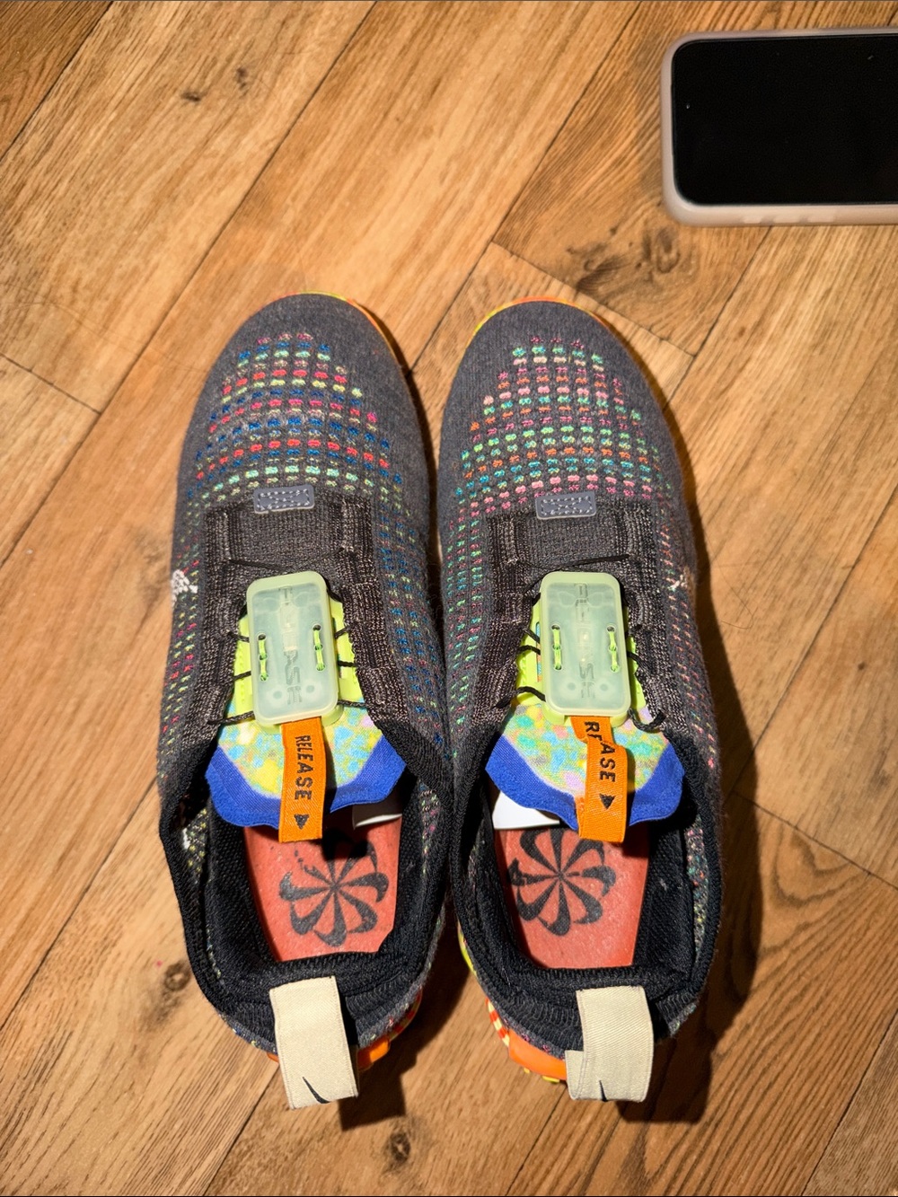 Kids Knit Nike Slip-On Athletic Shoes in Multicolor